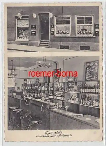 72857 Mehrbild Ak Wuppertal-Barmen Restaurant 'Probierstube' Weinhandlung 1939