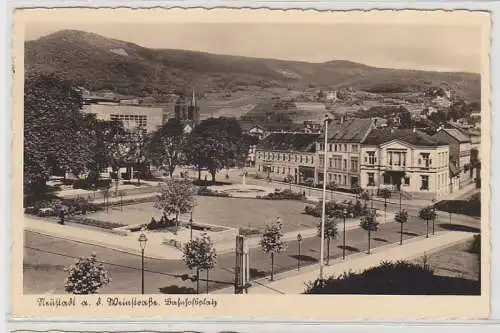 70544 Feldpost Ak Neustadt an der Weinstraße Bahnhofsplatz 1940