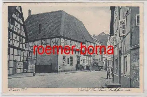 67208 Ak Soest i.W. Gasthof 'Zur Krone' Osthofenstrasse 1925