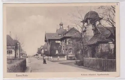 66076 Feldpost Ak Essen Ruhr Kolonie Altenhof Agathenstrasse 1915