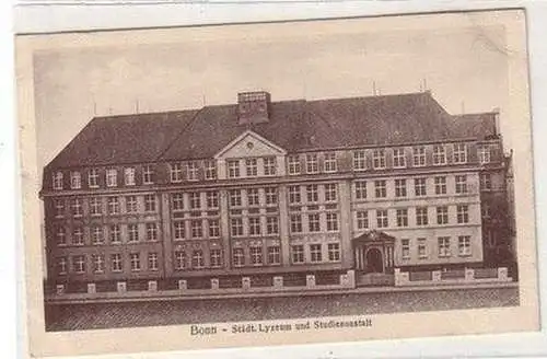 60348 Ak Bonn städtisches Lyzeum und Studienanstalt um 1925