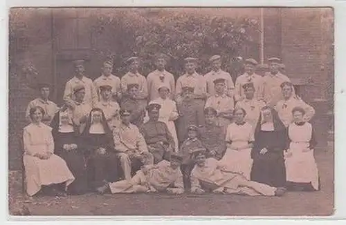 60199 Foto Feldpost Ak Gruppe Soldaten in Langenberg in Westfalen 1. Weltkrieg 1