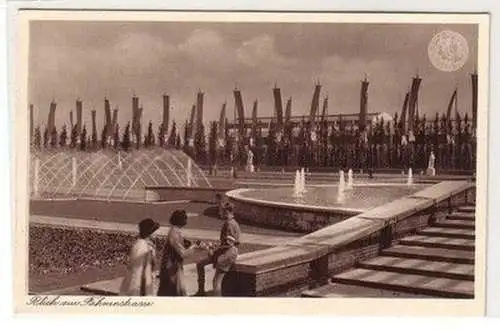 58451 Ak große Reichsausstellung Düsseldorf "Schaffendes Volk" 1937