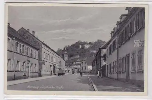 57135 Ak Homburg Saarbrückerstrasse Futtermittelhandlung 1938