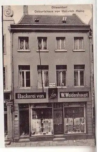 56535 Ak Düsseldorf Bäckerei von W. Weidenhaupt 1915