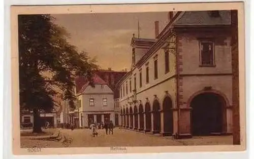 49621 Ak Soest Rathaus 1916