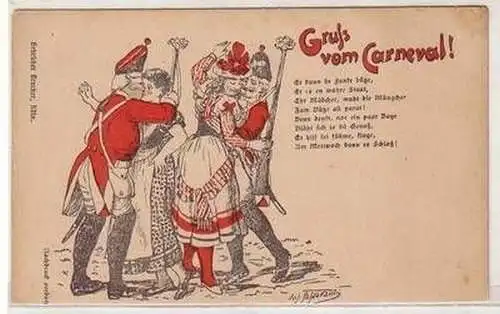 49843 Ak Gruß vom Carneval ! Köln um 1910