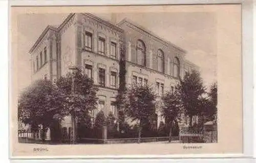 48949 Ak Brühl Gymnasium um 1930