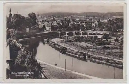 46838 Ak Saarbrücken Saarpartie 1935