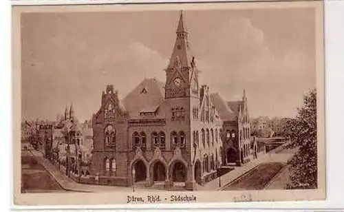 41879 Ak Düren Rheinland Südschule 1928