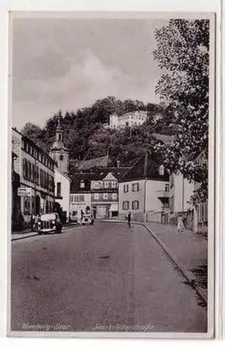 40804 Feldpost Ak Homburg Saar Saarbrückerstrasse 1940