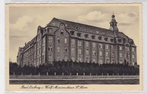 40354 Feldpost Ak Bad Driburg in Westf. Missionshaus St. Haver 1942