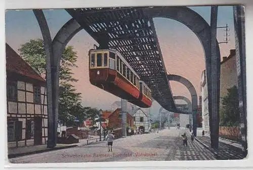 38851 Ak Schwebebahn Barmen Elberfeld Vohwinkel 1924