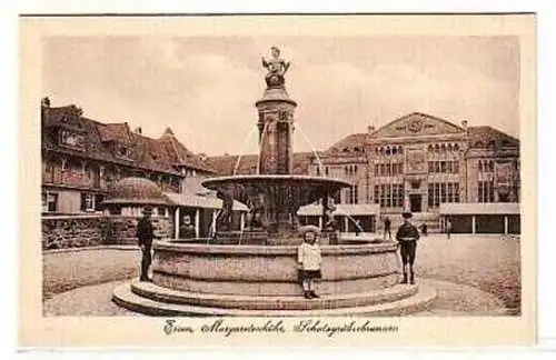 38391 Ak Essen Margaretenhöhe Schatzgräberbrunnen 1925