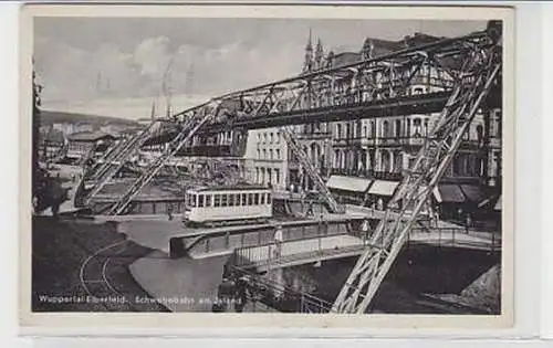 37930 Ak Wuppetal Elberfeld Schwebebahn am Island 1939