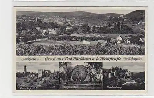 37736 Mehrbild-Ak Gruß aus Bad Dürkheim Weinstr. um1930