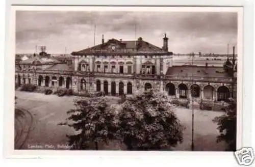 34308 Ak Landau Pfalz Bahnhof um 1930