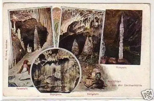 34104 Mehrbild Ak Ansichten aus der Dechenhöhle um 1910