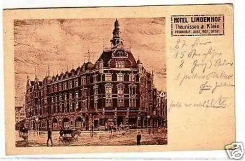 27263 Ak Dortmund Hotel Lindenhof 1926