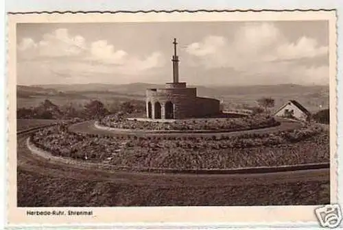 25657 Ak Herbebe Ruhr Ehrenmal 1954