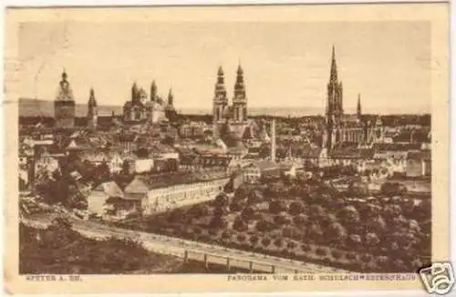 21240 Ak Speyer am Rhein Panorama 1914