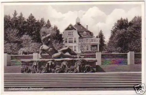 20533 Ak Lüdenscheid Ehrenmal um 1940