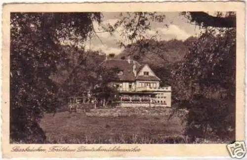 18555 Ak Saarbrücken Forsthaus Deutschmühlenweiher 1936