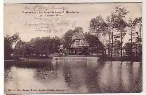 17503 Ak Restaurant im Gemeindewald Hamborn 1903