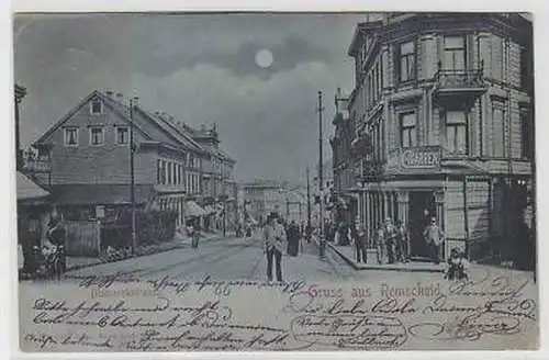 15025 Mondscheinkarte Gruß aus Remscheid 1901