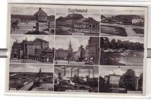 13879 Mehrbild Ak Dortmund Stadtansichten 1938