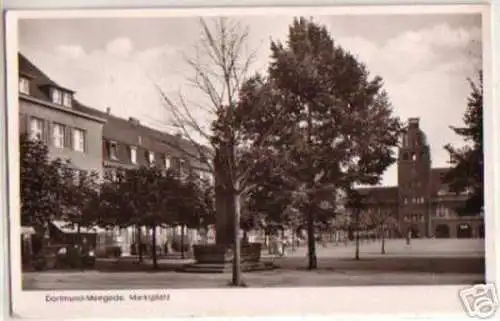 13658 Ak Dortmund Mengede Marktplatz 1956