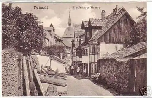 11540 Ak Detmold Bruchmauer Strasse um 1910