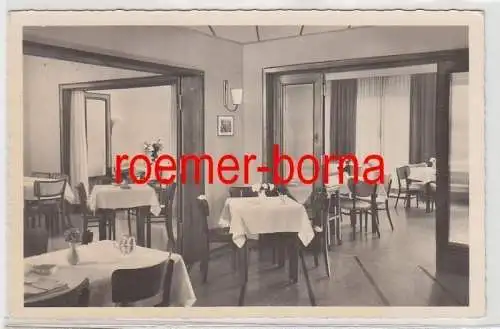 11553 Ak Emmerich am Rhein Hotel Zimmermann Speisesaal um 1940