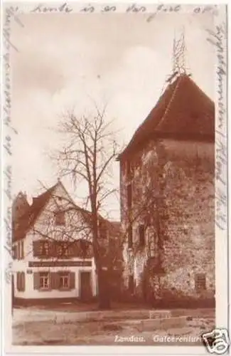 11250 Ak Landau Galeerenturm 1930