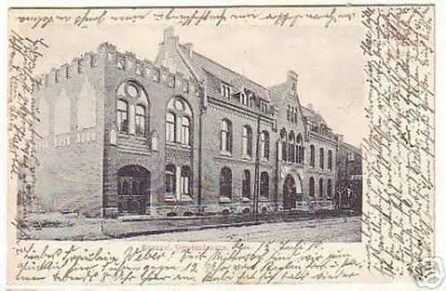 10765 Ak Gruß aus Witten Ruhr evang. Gemeindehaus 1910