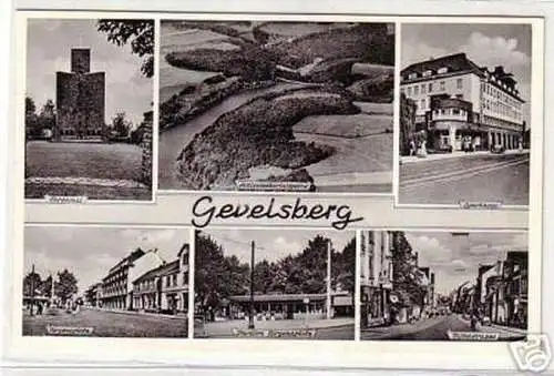 09538 Mehrbild Ak Gevelsberg Sparkasse usw. um 1940