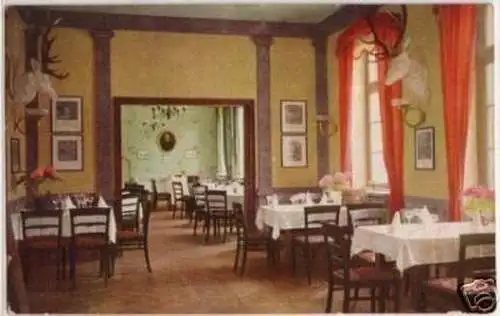 09132 Ak Hotel Jagdschloß Niederwald bei Rüdesheim 1925