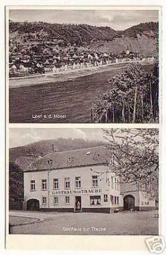 08170 Ak Loef an der Mosel Gasthaus zur Traube um 1940