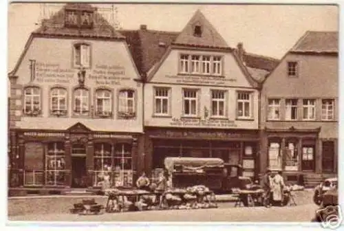 08382 Ak St. Wendel Häuser am Domplatz um 1930