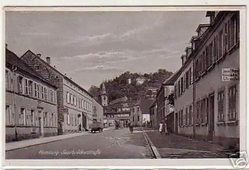 08063 Feldpost Ak Homburg Saarbrückerstrasse 1940