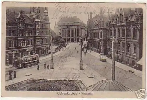 07776 Feldpost Ak Gelsenkirchen Neumarkt 1917