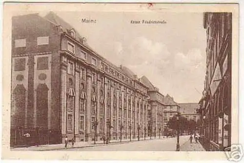 07867 Feldpost Ak Mainz Kaiser Friedrichstrasse 1917