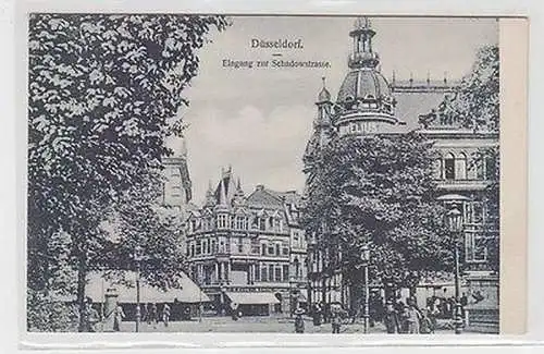 06976 Ak Düsseldorf Eingang zur Schadowstrasse um 1910