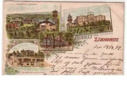 49260 Ak Lithografie Gruss aus Zinnowitz 1897