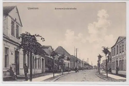 90942 Ak Usedom Swinemünderstrasse 1910