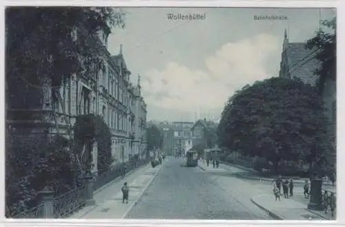 94931 Ak Wolfenbüttel Bahnhofstrasse 1909