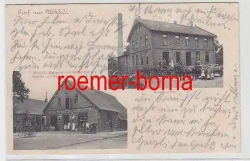 83614 Mehrbild Ak Gruß aus Uthlede Molkerei und Geschäft J.C. Köster 1907