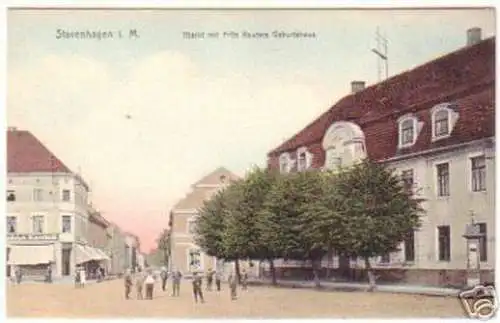 14118 Ak Stavenhagen in Mecklenburg Markt um 1910