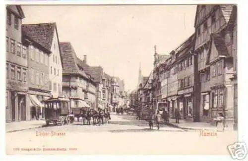 13251 Ak Hameln Bäcker-Strasse um 1920