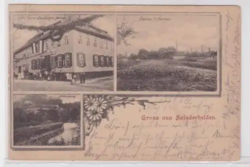 90647 Mehrbild Ak Gruß aus Salzderhelden Hotel, Saline usw. um 1910